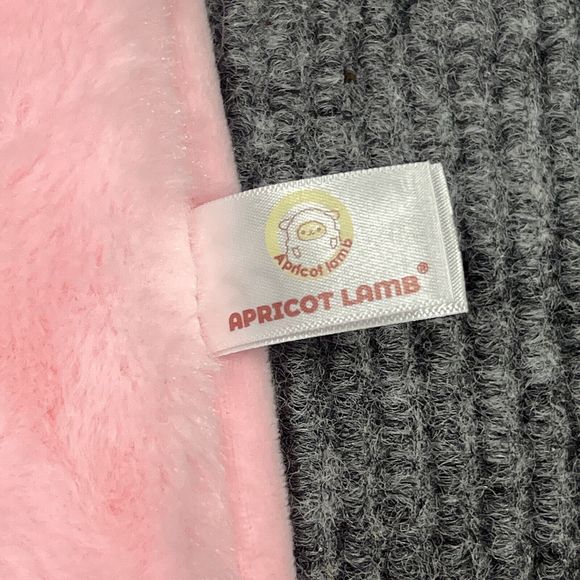 Apricot Lamb Lovey Security‎ Blanket Pink Bunny 13x13 Stuffed Animal Toy Plush - Picture 3 of 16